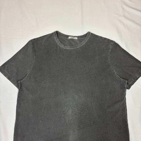 Buck Mason Classic Straight Hem Cotton Tee Shirt Men's Large Faded - Picture 2 of 10